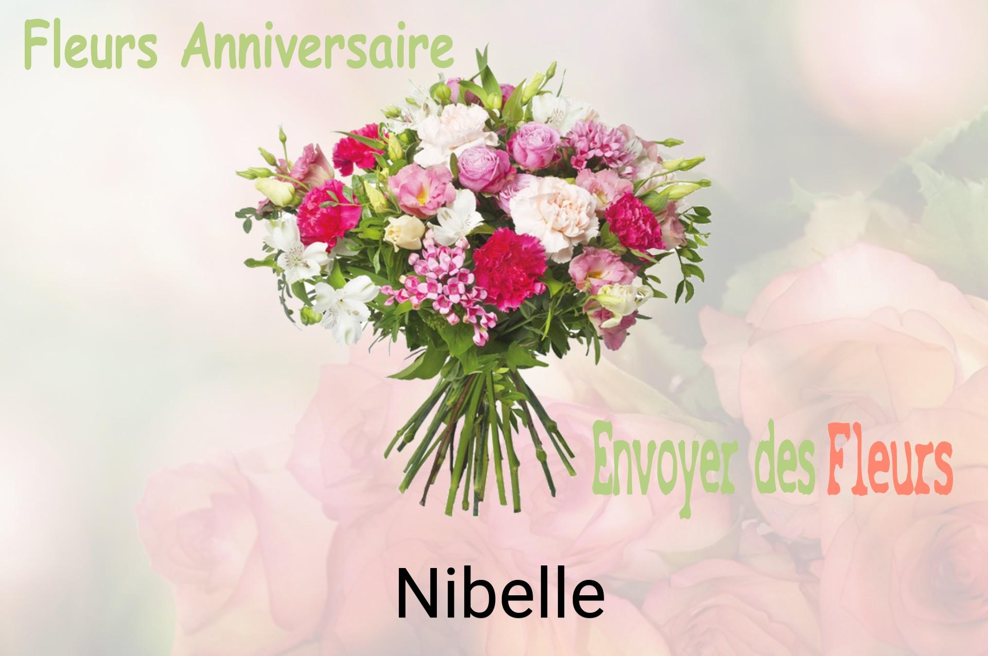 Bouquet de fleurs d’anniversaire livré à Nibelle